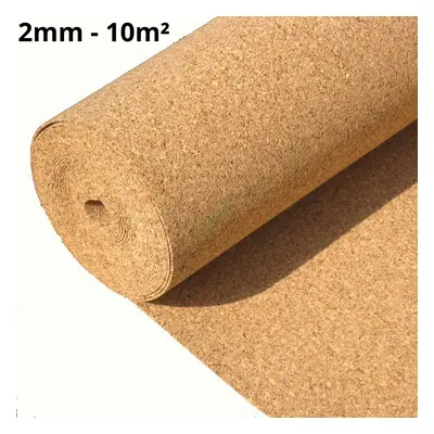 Cork roll 2mm 10m2 (107.63sqft)