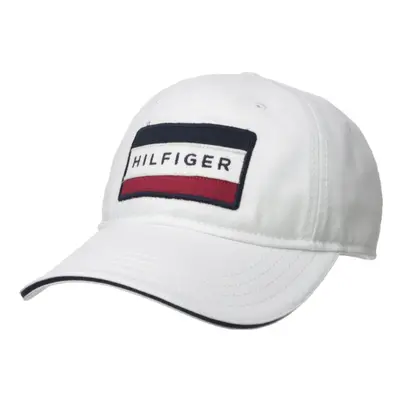 Tommy Hilfiger Men's Cole Dad Hat Baseball Cap Classic White One Siz