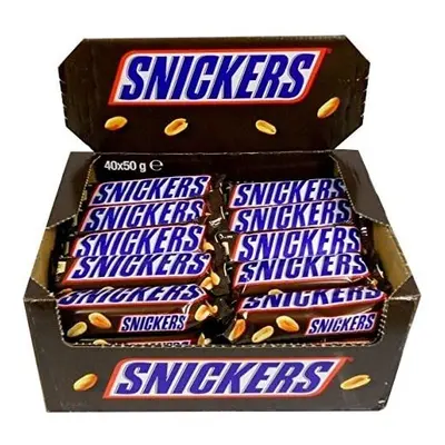 Snickers 40x 50Grams Bars Chocolate Bars