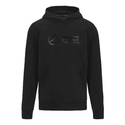 (S) Mercedes Mens Stealth Logo Hoody (Black)