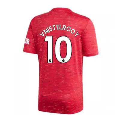 (L) Man Utd Adidas Home Football Shirt (V.NISTELROOY 10)