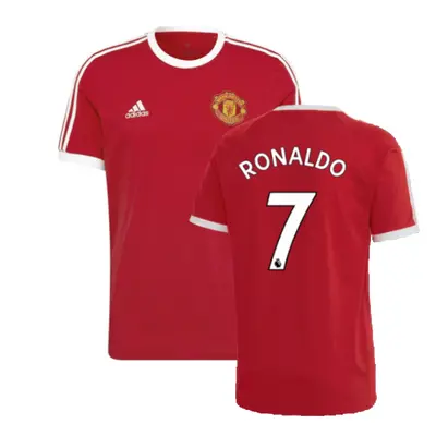 (3XL) Man Utd 3S DNA Tee (Red) (RONALDO 7)