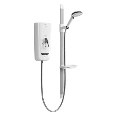 Mira Advance Flex Thermostatic Electric Shower 9.8kW White & Chrome 1.1785.004