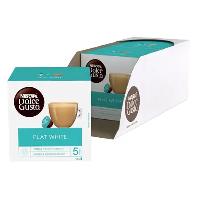 Dolce Gusto Flat White Coffee Pods total of Coffee Capsules Creamy Coffee Flavour (3 Packs)