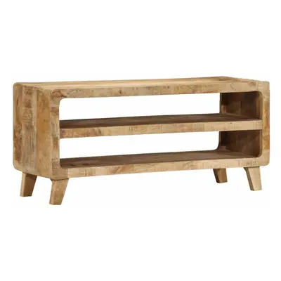 (Solid rough mango wood) vidaXL TV Cabinet 105x46x32 cm Solid Wood Rough Mango TV stand TV sideb