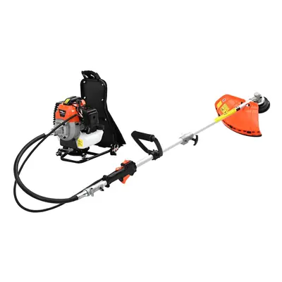 vidaXL Brush Cutter Backpack Design Orange cc 1.45 kW grass trimmer