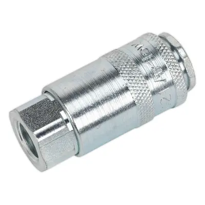 5 PACK 1/4 Inch BSP Coupling Body - Female Thread - psi Free Airflow Rate