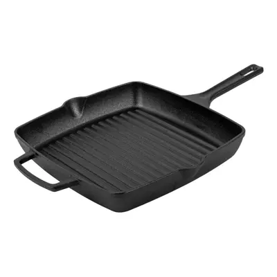 Prestige Square Grill Pan with Pouring Lips Oven Safe Cast Iron Cookware - cm