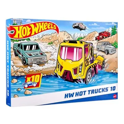 Trucks 10-Pack, Toy Semi-Trucks, Pickups, Construction Trucks, Big Rigs & Haulers, Modern & Retr