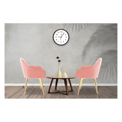 (Pink, Chair ) Velvet Dining Room Chairs Soft Padded Home Chairs