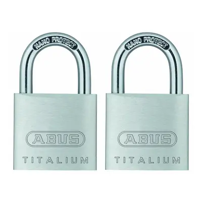 ABUS 64TI/30 Titalium Aluminum Alloy Padlock, Keyed Alike, Pack of