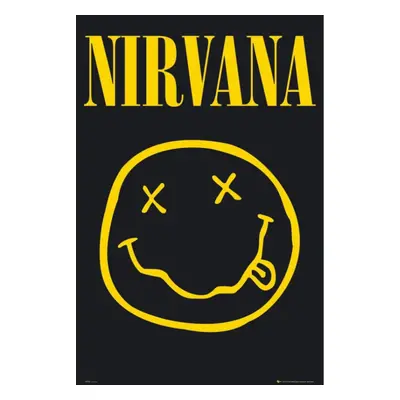 GB eye Nirvana Smiley Poster