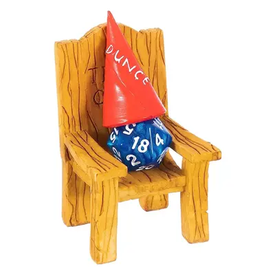 DnD Dice Jail - Time Out Chair & Dunce Hat - Punish Your Bad Dice in our Chair Of Shame - Access