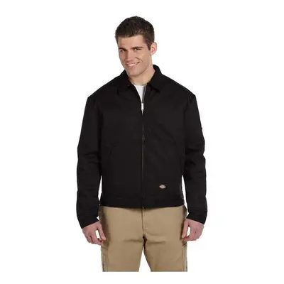 Mens oz Lined Eisenhower Jacket - BLAcK - S(D0102H7ZSY8)