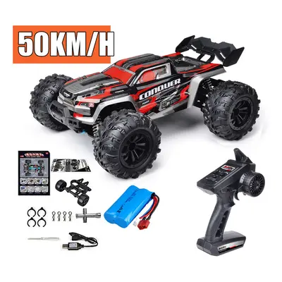 (16102-RD-1B) Rc Car Off Road 4x4 High Speed 75KM/H Remote Control Car With LED Headlight Brushl