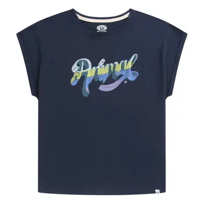 (6 UK, Navy) Animal Womens/Ladies Holly Script Organic T-Shirt