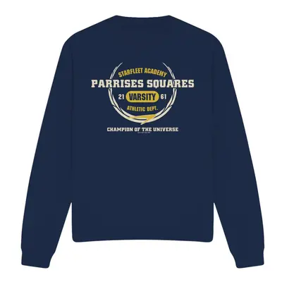 (M, Navy) Star Trek Unisex Adult Parrises Squares Sweatshirt