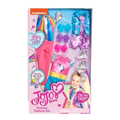 Just Play JoJo Siwa Dreamy Fashion Set and Accessories for JoJo Doll, Ages Up, Mix and Match Out