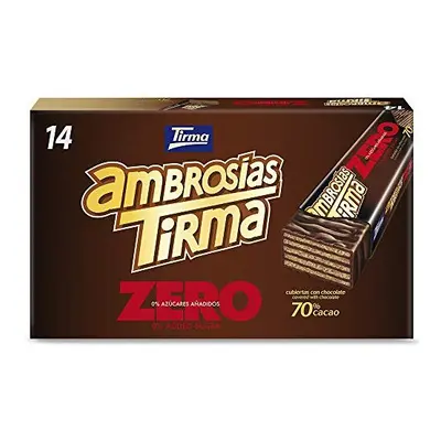 Tirma Dark Chocolate Wafers No Added Sugars Ambrosias Low Carb Wafer Bars Chocolate Wafer Bars C