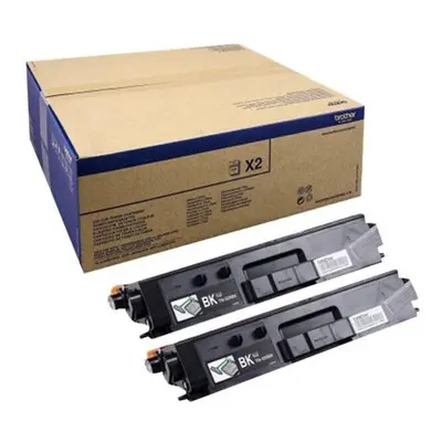 Brother TN329BK - 2-pack - black - original - toner cartridge