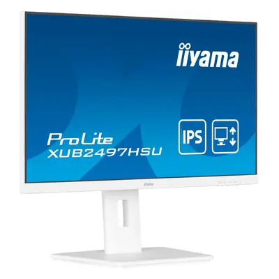 iiyama XUB2497HSU-W2 24" IPS slim bezel, 100Hz, 1ms (MPRT), 1920x1080, HDMI/DP, x USB, Height Ad