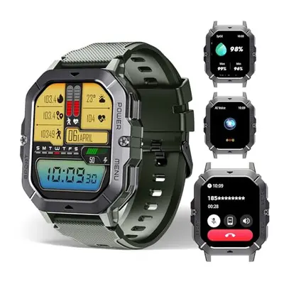 OUKITEL BT101 Military Smart Watch for Men, 2.02?AMOLED HD Screen, Outdoor Sports Smartwatch wit