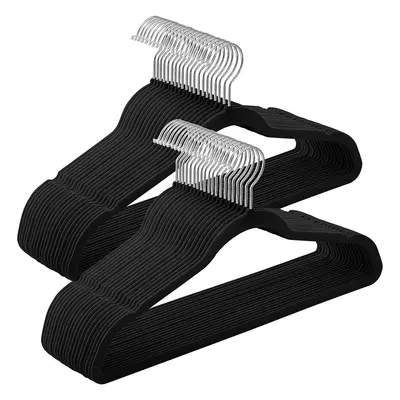 Velvet Clothes Hangers 45cm, Pack of hangers, Strong durable with swivel Hooks, for all garments