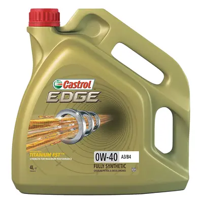 Castrol 15338F EDGE 0W-40 A3/B4 Engine Oil, 4L