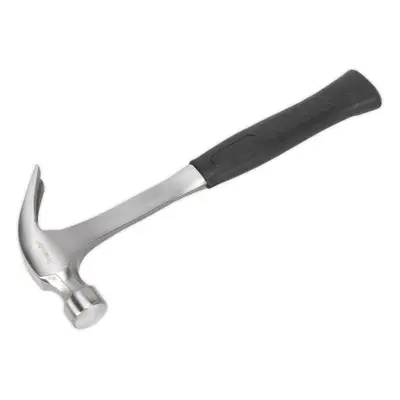 16oz One-Piece Claw Hammer - Drop Forged Steel - Rubber Grip - DIY Nail Remover