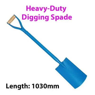 Heavy Duty 1030mm Digging Spade MYD Handle Gardening Landscaping Hole Waste