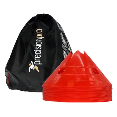 20 PACK 12x7 Inch Giant Saucer Cone Marker Set - RED Football Pitch Training