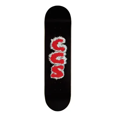 [CCS] Furry Letters Skateboard Deck Black 7.50""