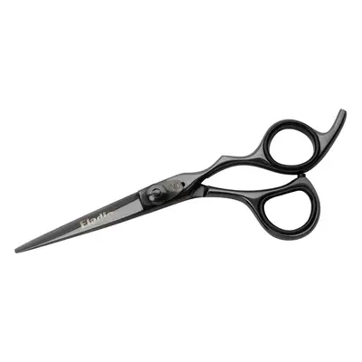 MD Eladio 6"" Smooth Cutting Shear for Barbers & Stylists (Black)