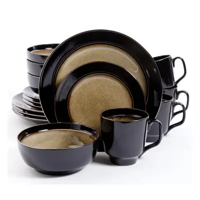 Gibson Home Bella Galleria Piece Dinnerware Set Taupe