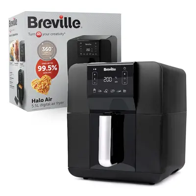 Breville Halo Air Fryer | Digital Large Air Fryer Oven | 5.5 VDF126