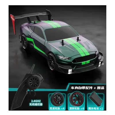 (green) RTR MUSTANG 2.4G Drift Car 1:14 4WD Electric Remote Control Cars High Speed Racing Car R