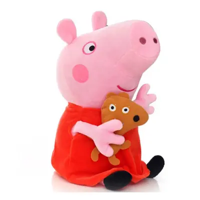 (Peppa Pig, 110cm) Peppa Pig George Mummy Daddy Plush Toy 20-110cm Stuffed Doll Kids Fans Gift