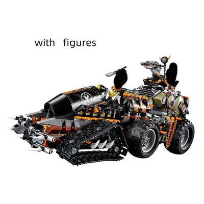 (as the picture) Mini Set Compatible Heavy Dragon Catcher Truck Building Blocks Children's Toys 