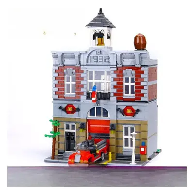 15004 City Street Fire Brigade Town Hall Building Kits Blocks Bricks 2313pcs Children Gifts Toys