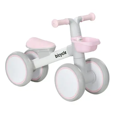 AIYAPLAY Kids Balance Bike for Years Old with Adjustable Seat, Pink