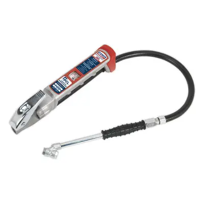 Premium Tyre Inflator - Twin Push-On Connector - 240mm Long Reach Arm & Gauge