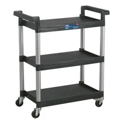 3 Level Wheeled Composite Workshop Trolley - x x 930mm - 30kg Per Shelf