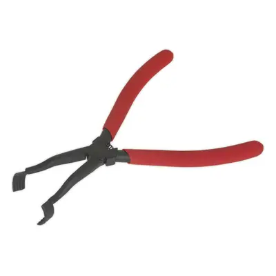 Brake Spring Washer Pliers - Spring Loaded Offset Jaws - Drum Brake Assembly