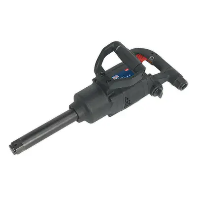 Compact Air Impact Wrench - Inch Sq Drive - Long Anvil - Twist Speed Control