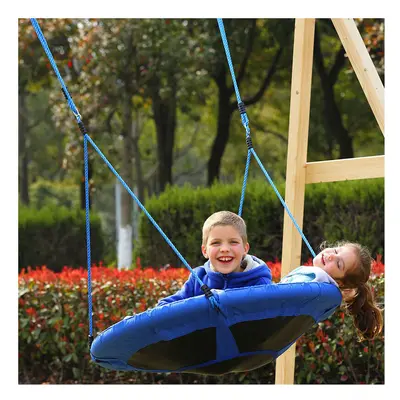 The Magic Toy Shop cm Giant Padded Fabric Crows Nest Rope Swing Spider Web Outdoor Garden Seat