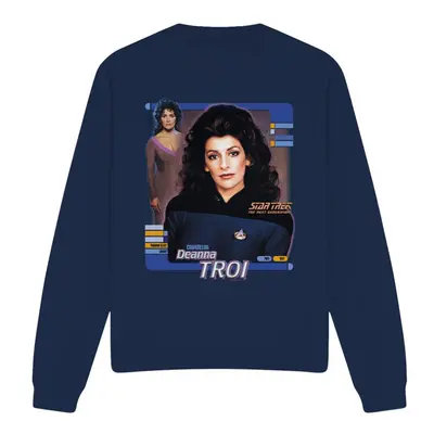 (S, Navy) Star Trek Unisex Adult Deanna Troi Sweatshirt