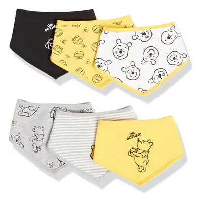 Disney | Star Wars Unisex Kids' Bibs, Pack of 6, Winnie The Pooh Oh Bother, One Size