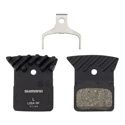 SHIMANO L05A RESIN DISC PADS WITH FIN FLAT MOUNT