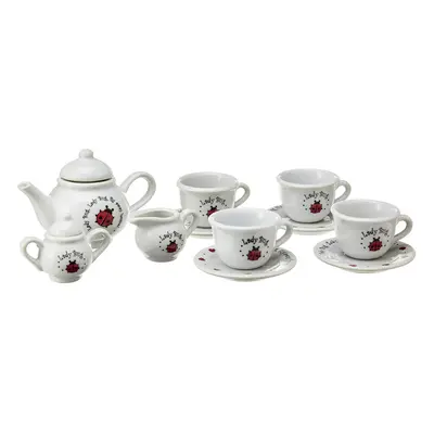 Schylling Ladybug Porcelain Tea Set White