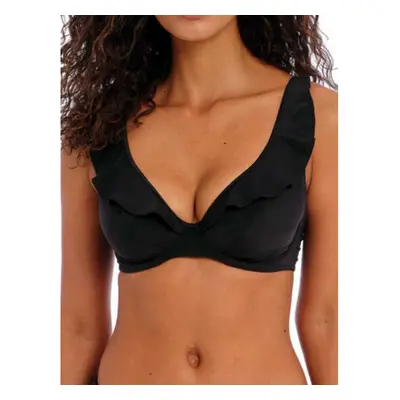 Freya Jewel Cove High Apex Underwire Bikini Top with J Hook 34DD Plain Black